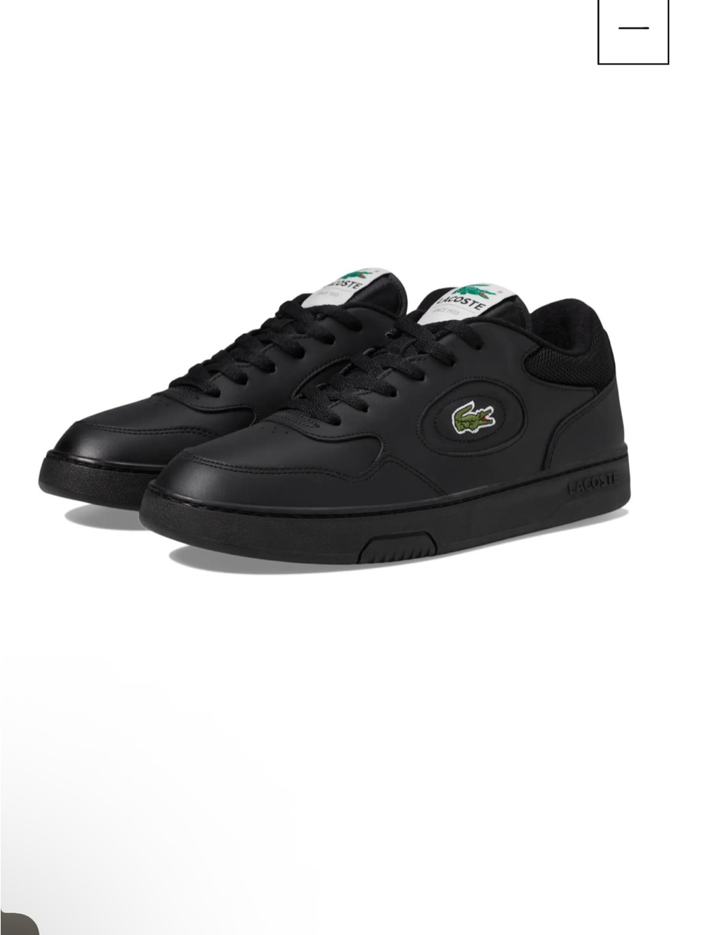 NIB Lacoste Lineset Leather Sneakers